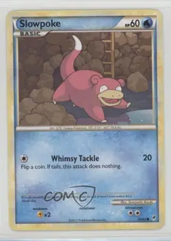 Slowpoke Pokemon HeartGold & SoulSilver Call of Legends #70 READ - Image 1