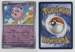 Jigglypuff Reverse Foil Pokemon SV02: Paldea Evolved #083 0kb5 - Image 3