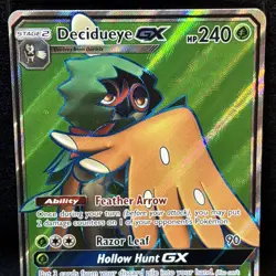 Decidueye GX SM37 Full Art Holo Pokemon Black Star Promo - Image 3