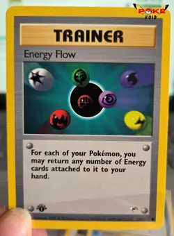 Pokemon 122/132 Energy Flow (1st Edition) Gym Heroes NM - Image 1
