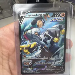 Pokemon Urshifu V Rapid Strike TG20/TG30 Ultra Rare Brilliant Stars - Image 1