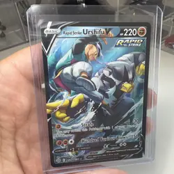 Pokemon Urshifu V Rapid Strike TG20/TG30 Ultra Rare Brilliant Stars - Image 4