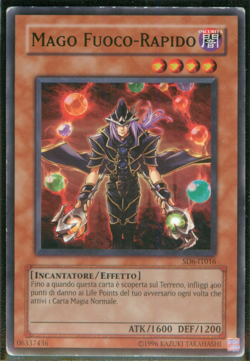 MAGO FUOCO-RAPIDO • (Rapid-Fire Magician) • Comune • SD6 IT016 • Unl • Yugioh! - Image 1
