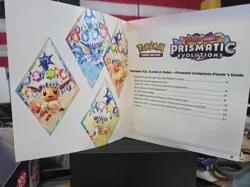 Pokemon TCG Prismatic Evolutions ETB Player's Guide Manual Book - Image 3