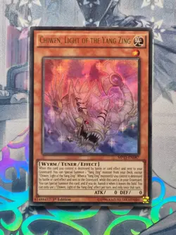 MP15-EN087 Chiwen, Light of the Yang Zing Ultra Rare NM 1st Edition YuGiOh TCG - Image 1