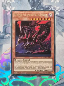 TN19-EN005 Red-Eyes Alternative Black Dragon Secret Rare LTD Ed NM YuGiOh TCG - Image 1