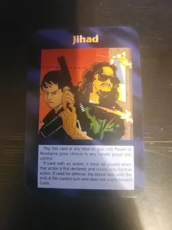 Illuminati New World Order Playing Card J +10 Power Or Resistance - Image 1