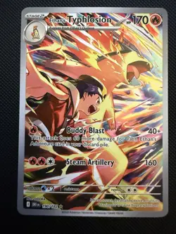 Pokemon Destined Rivals Ethan's Typhlosion Holofoil Card 92/147 Gem Mint - Image 1