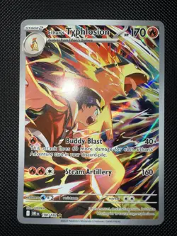 Pokemon Destined Rivals Ethan's Typhlosion Holofoil Card 92/147 Gem Mint - Image 2