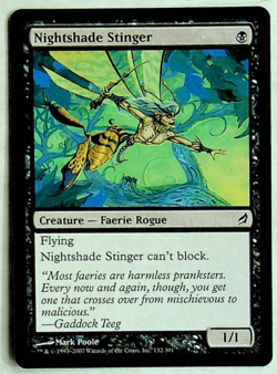 Nightshade Stinger - Lorwyn Ed. - 2007 - Magic the Gathering Card - Image 1