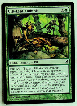 Gilt-Leaf Ambush - Lorwyn Ed. - 2007 - Magic the Gathering Card - Image 1
