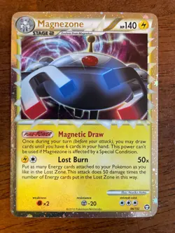 Pokemon Magnezone Prime Ultra Rare Card 96/102 Triumphant LP - Image 1