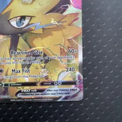 Zeraora VMAX GG42/GG70 Crown Zenith: Galarian Gallery Holo Pokemon Card NM - Image 5