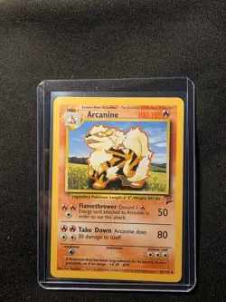 Pokemon TCG Arcanine Base Set 2, Unlimited Uncommon Card 33/130 - Image 1