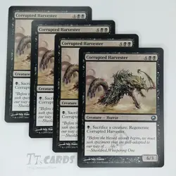 Corrupted Harvester x4 Playset 4x MTG Magic the Gathering Scars of Mirrodin SOM - Image 1