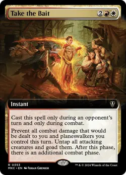 🧙Take The Bait R 0353 Borderless MKC MKM Murder at Karlov Manor MTG - Image 1