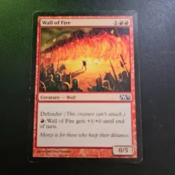 MTG Magic the Gathering Wall of Fire (156/260) Magic 2013 LP TCG CCG - Image 1