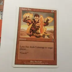 Lava Axe 7th Edition Regular Magic The Gathering Mtg - Image 1