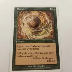 Squall 7th Edition Regular Magic The Gathering Mtg - Image 1