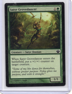 Satyr Grovedancer 139/165 Journey into Nyx MTG Magic the Gathering LP - Image 1