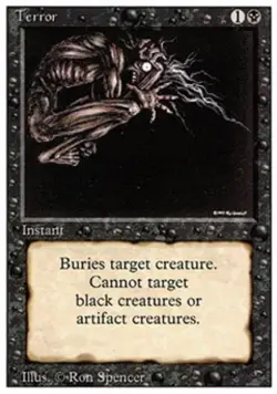 Terror - Light Play MTG Revised - Image 1