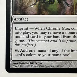Chrome Mox Mirrodin 152/306 Regular 2003 Magic The Gathering MTG Donato Giancola - Image 4