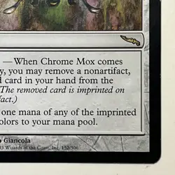 Chrome Mox Mirrodin 152/306 Regular 2003 Magic The Gathering MTG Donato Giancola - Image 5