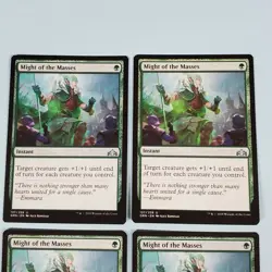 4x Might of the Masses - Guilds of Ravnica - 137/259 Uncommon - MTG Magic The G - Image 2