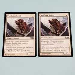 2x Warclamp Mastiff - Magic 2013 - 40/249 - MTG Magic The Gathering - Image 1