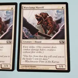 2x Warclamp Mastiff - Magic 2013 - 40/249 - MTG Magic The Gathering - Image 2