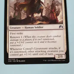 Consul's Lieutenant x 1 - Magic Origins - Uncommon - MTG Magic The Gathering - Image 3
