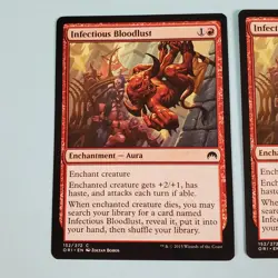 2x Infectious Bloodlust - Magic Origins - MTG Magic The Gathering - Image 2