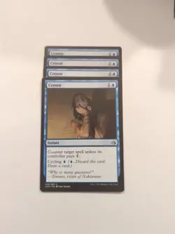 (4) Censor *PLAYSET* Amonkhet Regular NM MTG - Image 1