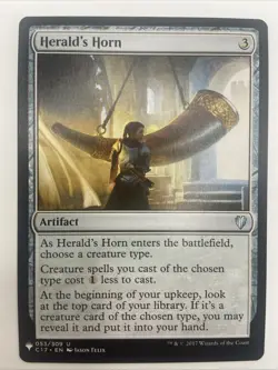 Herald's Horn - #53 Regular - The List - Mtg-NM - Image 1