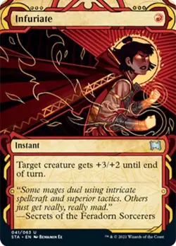 Infuriate (Foil Etched) -Foil Near Mint MTG Strixhaven Mystical Archive - Image 1