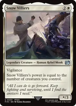MTG Foil - Snow Villiers - 33 / NM / Japanese - Image 1