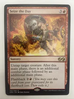 1x Seize the Day MTG Ultimate Masters NM Magic Regular - Image 1