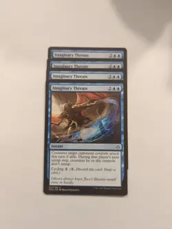 (4) Imaginary Threats *PLAYSET* Hour of Devastation Regular NM MTG - Image 1
