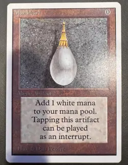 MTG Unlimited Mox Pearl - Lightly Played - Image 1