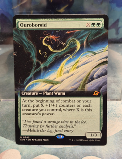 M 0345 Ouroboroid EXTENDED ART Mythic Rare Wurm Edge of Eternities EOE MTG Card - Image 1
