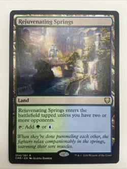 MTG Rejuvenating Springs Commander Legends 354/361 Regular Rare-NM - Image 1