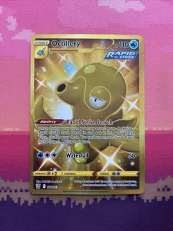 Pokemon Card Octillery 178/163 Secret Rare Battle Styles Near Mint - Image 1