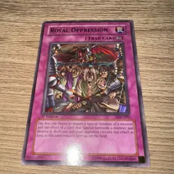 LOD-091 Royal Oppression Rare 1st Edition LP- YuGiOh - Fast dispatch & toploader - Image 1