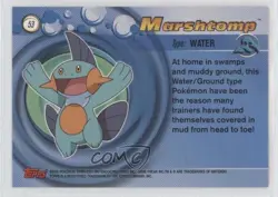 Marshtomp Topps Pokemon Advanced #53 2003 - Image 2