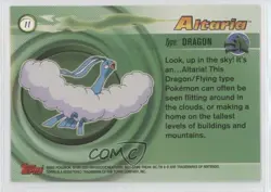 Altaria Topps Pokemon Advanced #11 2003 - Image 2
