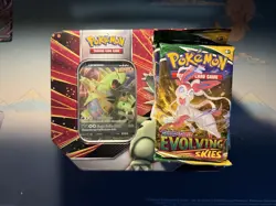 Pokemon TCG Tyranitsr V Tin- 3 EVOLVING SKIES/ 2 BRILLIANT STARS confirmed - Image 2