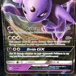 Espeon GX 61/149 Ultra Rare Pokemon Sun & Moon Base Set LP - Image 2