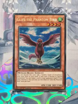 BLRR-EN008 Glife the Phantom Bird Secret Rare 1st Edition Near Mint YuGiOh TCG - Image 1