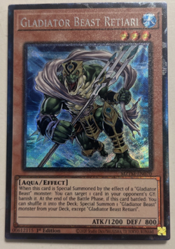 Yugioh - Gladiator Beast Retiari - MZTM-EN070 - Collector's Rare - NM/M - Image 1