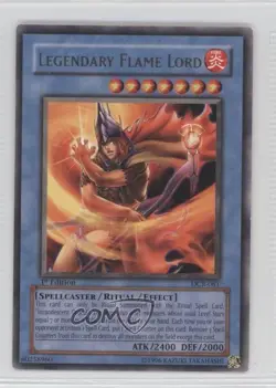 Legendary Flame Lord 1st Ed. YuGiOh Dark Crisis #DCR-081 2003 - Image 1